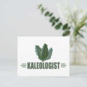 Funny Kale Briefkaart (Staand voorkant)