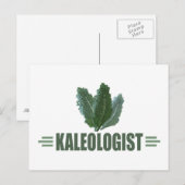 Funny Kale Briefkaart (Voorkant / Achterkant)