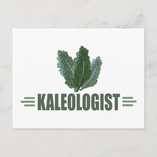 Funny Kale Briefkaart (Voorkant)