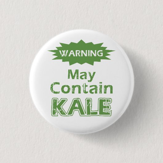 Funny Kale Button (Voorkant)