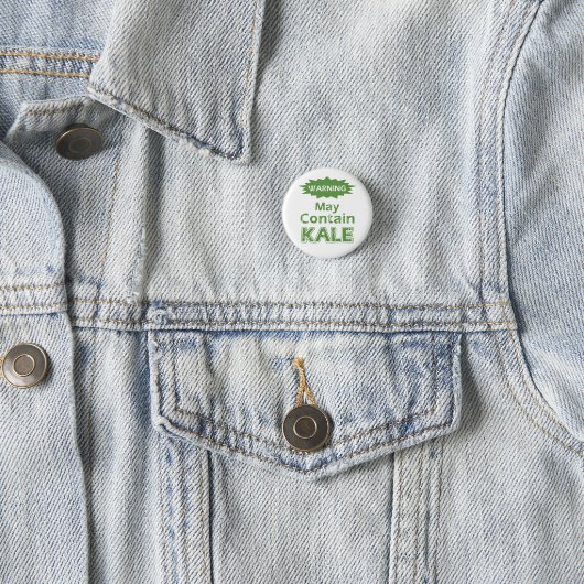 Funny Kale Button (In situ)