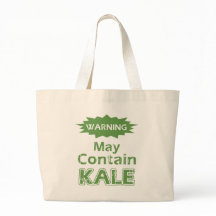 Funny Kale Canvas tas