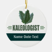 Funny Kale Keramisch Ornament (Voorkant)