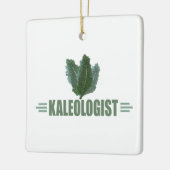 Funny Kale Love Keramisch Ornament (Links)