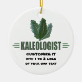 Funny Kale Lover Keramisch Ornament (Voorkant)