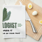 Funny Kale Lover Theedoek (Quarter Fold)