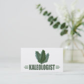 Funny Kale Lover Visitekaartje (Staand voorkant)