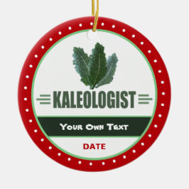 Funny Kale Lovers Keramisch Ornament