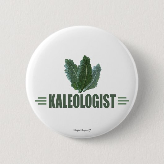 Funny Kale Ronde Button 5,7 Cm (Voorkant)