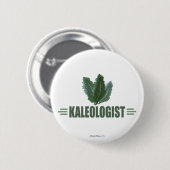 Funny Kale Ronde Button 5,7 Cm (Voorkant /achterkant)