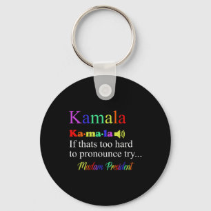 Funny Kamala Harris 2024 Madam President Harris Sleutelhanger