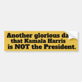 FUNNY KAMALA HARRIS CONSERVATIVE BUMPER STICKER (Voorkant)