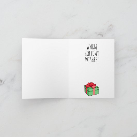 Funny Kamala Kerstala Kaart (Binnen)