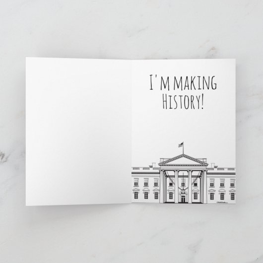 Funny Kamala Kerstmis: Dit kerstfeest is geschiede Kaart (Binnen)