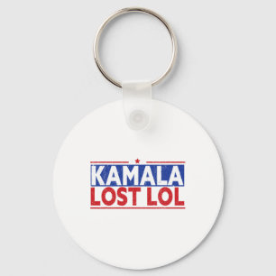 Funny Kamala verloor LOL Funny Anti Kamala voor Pr Sleutelhanger