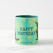 Funny kangaroo blije verjaardag mok (Midden)