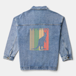 Funny Kangaroo Costume Denim Jacket