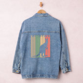 Funny Kangaroo Costume Denim Jacket (Hangar)