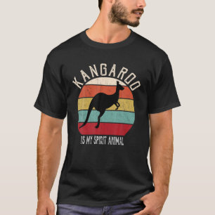 Funny Kangaroo is mijn Dierenvriend Mannen vrouwen T-shirt