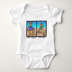 Funny Kangaroos & Koala Funny Cartoon Gifts T - sh Romper