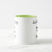 Funny Kantoor Coffee Mugs maakt zich geen zorgen o Mok (Midden)