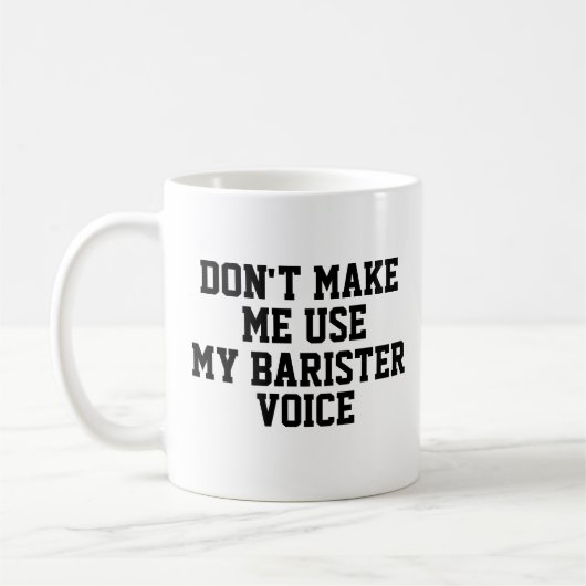 Funny Kantoor Custom Personalize Job Title Bariste Koffiemok (Links)