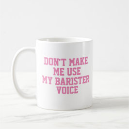 Funny Kantoor Custom Personalize Job Title Bariste Koffiemok