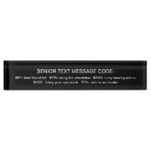 Funny Kantoor Desk Plaque Naambordje (Voorkant)