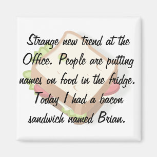 Funny Kantoor Fridge Magneet