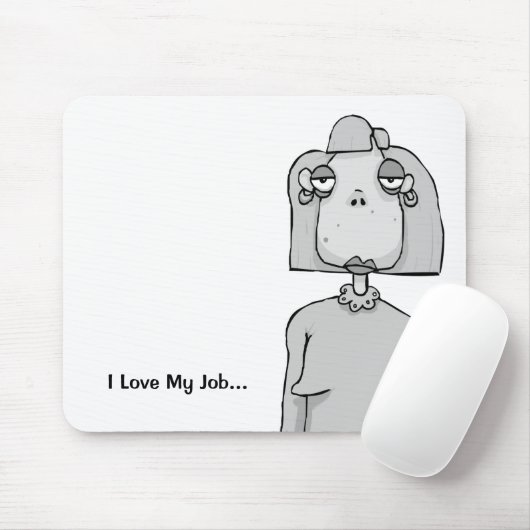 Funny Kantoor Gift - Sarcastic Mouse Mat - Bored Muismat (Met muis)