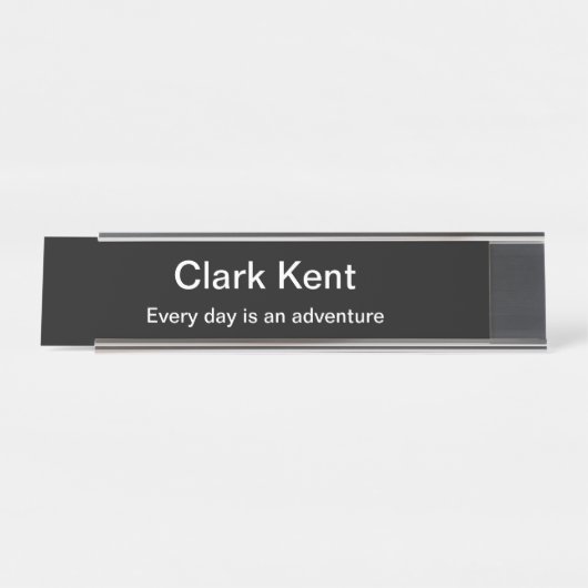 Funny Kantoor Hero Bureau Naambordje (Voorkant)
