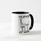Funny Kantoor Humans op het werk Mok (Voorkant rechts)