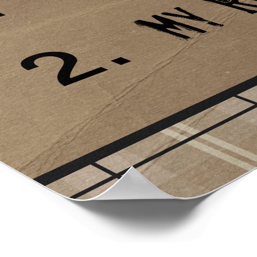 Funny Kantoor Rules Poster (Hoek)