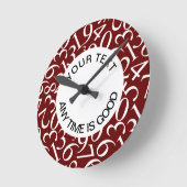 Funny Kantoor Wall Clocks Humor werktijd Ronde Klok (Hoek)