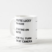 Funny Kantoor Workplace Employee CoEmployee Quote Koffiemok (Voorkant links)