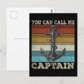 Funny Kapitein Sailboot Humor Anchor Sailor Briefkaart (Voorkant / Achterkant)