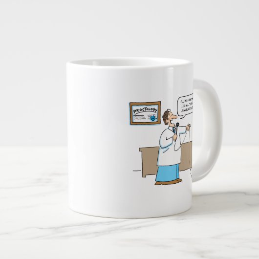 Funny Karaoke Proctologist Singing Song Grote Koffiekop (Voorkant rechts)