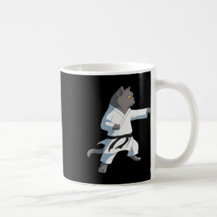 Funny Karate British Shorthair Cat Koffiemok