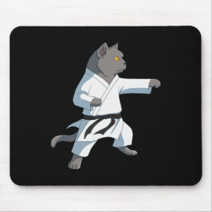 Funny Karate British Shorthair Cat Muismat