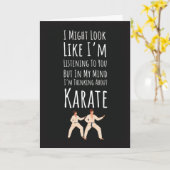 Funny Karate Cards Sports Fighting Self Defense Kaart (Gele Bloem)
