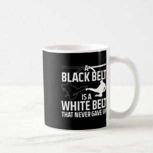 Funny Karate Design for Men Black Belt Marti Koffiemok