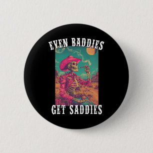 Funny Karate Design for Women Girls Karate Kick Ma Ronde Button 5,7 Cm