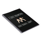 Funny Karate Gifts For Her Him Adult Fighter Notitieboek (Rechterzijde)