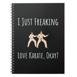 Funny Karate Gifts For Her Him Adult Fighter Notitieboek