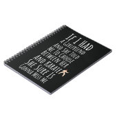 Funny Karate Gifts For Men Humor For Him Martial Notitieboek (Linkerzijde)