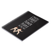 Funny Karate Gifts Martial Arts Fighter Humor  Notitieboek (Linkerzijde)