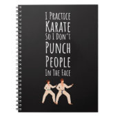 Funny Karate Gifts Martial Arts Fighter Humor  Notitieboek (Voorkant)