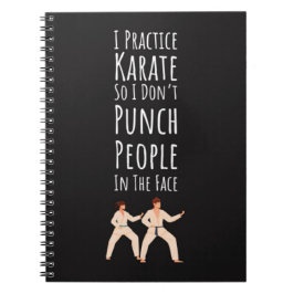 Funny Karate Gifts Martial Arts Fighter Humor  Notitieboek