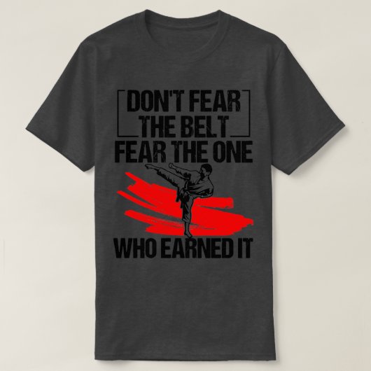 Funny Karate Martial Arts Sports Gift 2 T-shirt (Design voorkant)