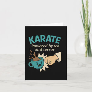 Funny Karate Martial Humor Powered Kaart